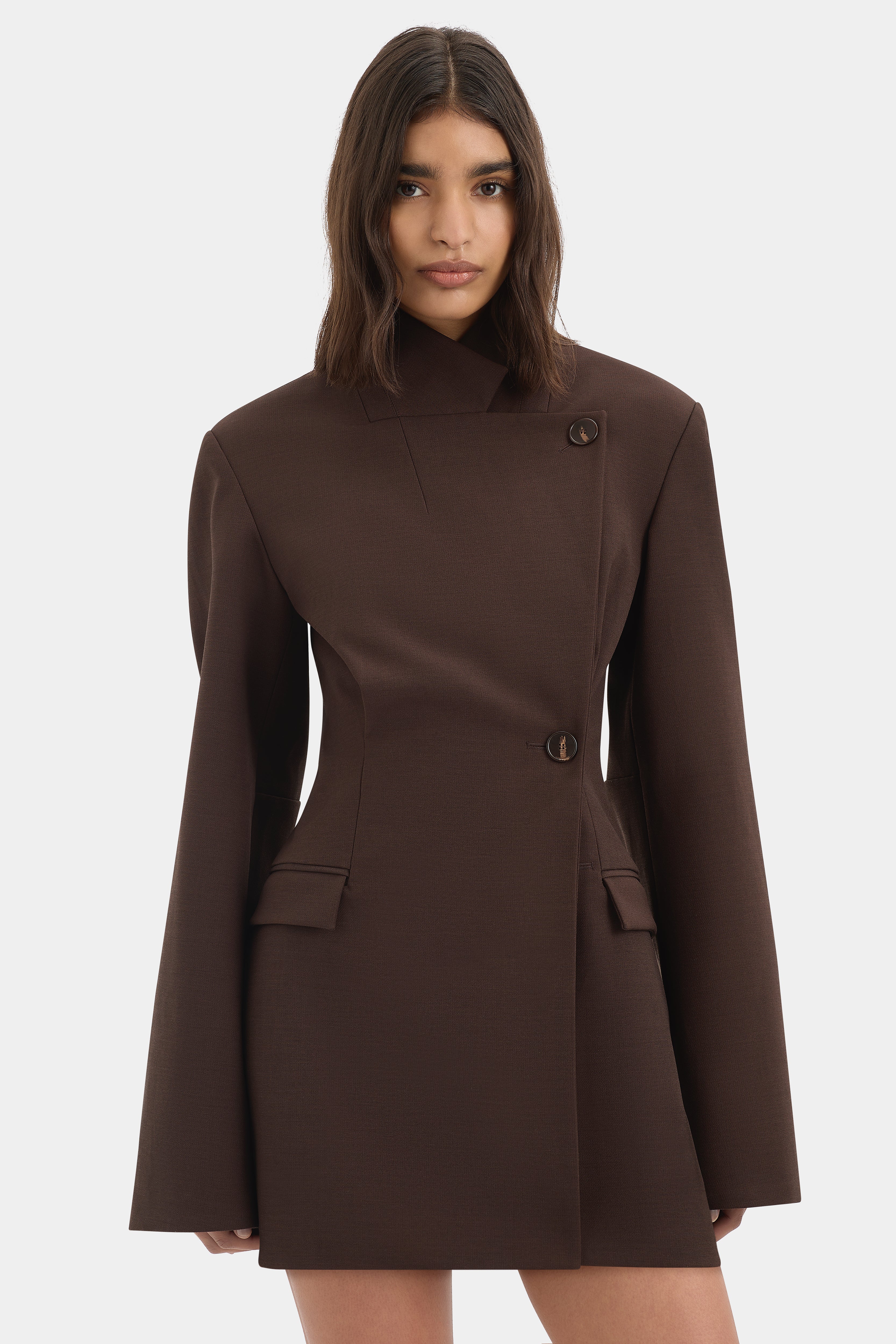 Astrine Tailored Mini Dress - Image 6