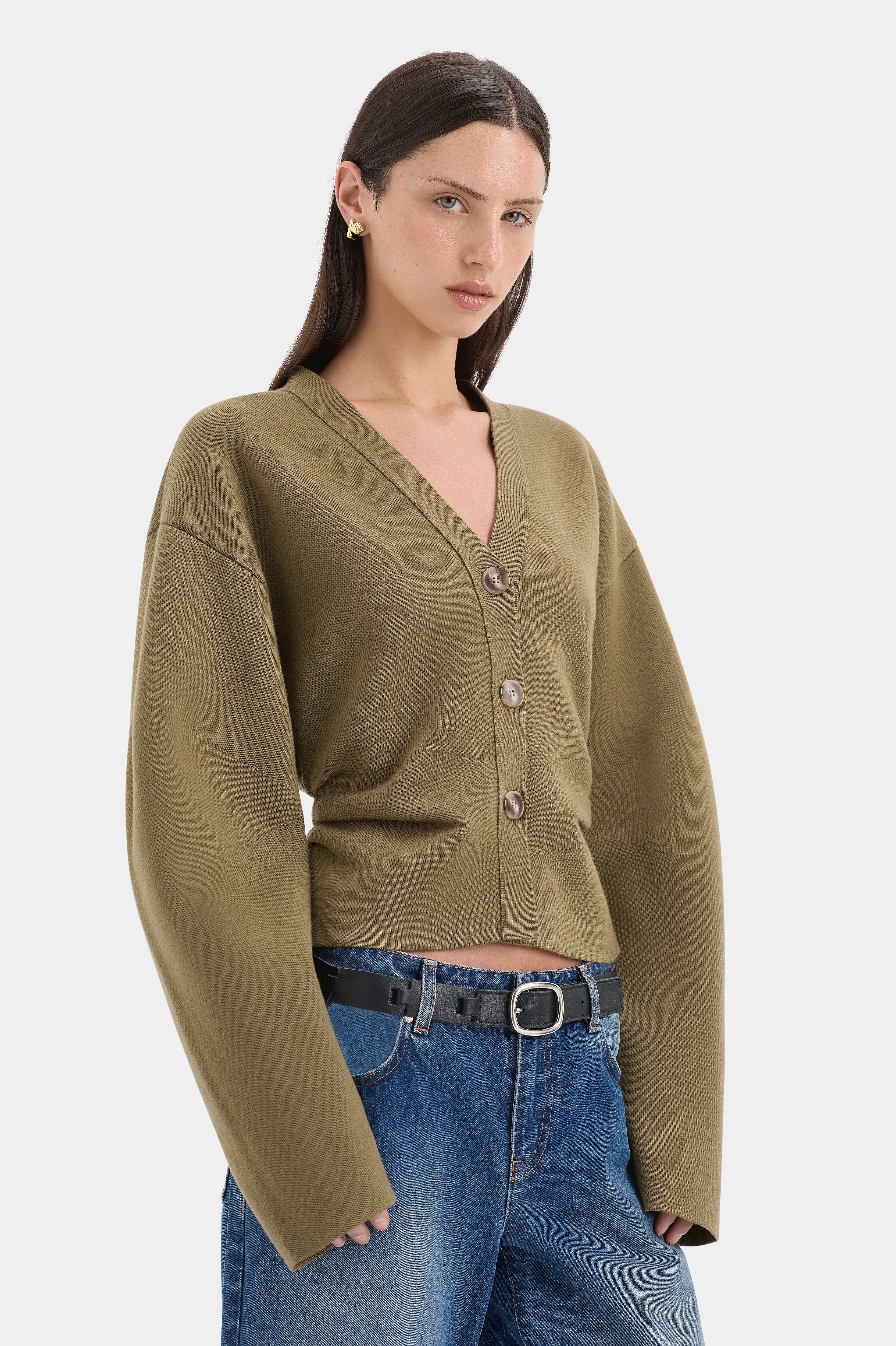 Ayana Gathered Cardigan - Image 5