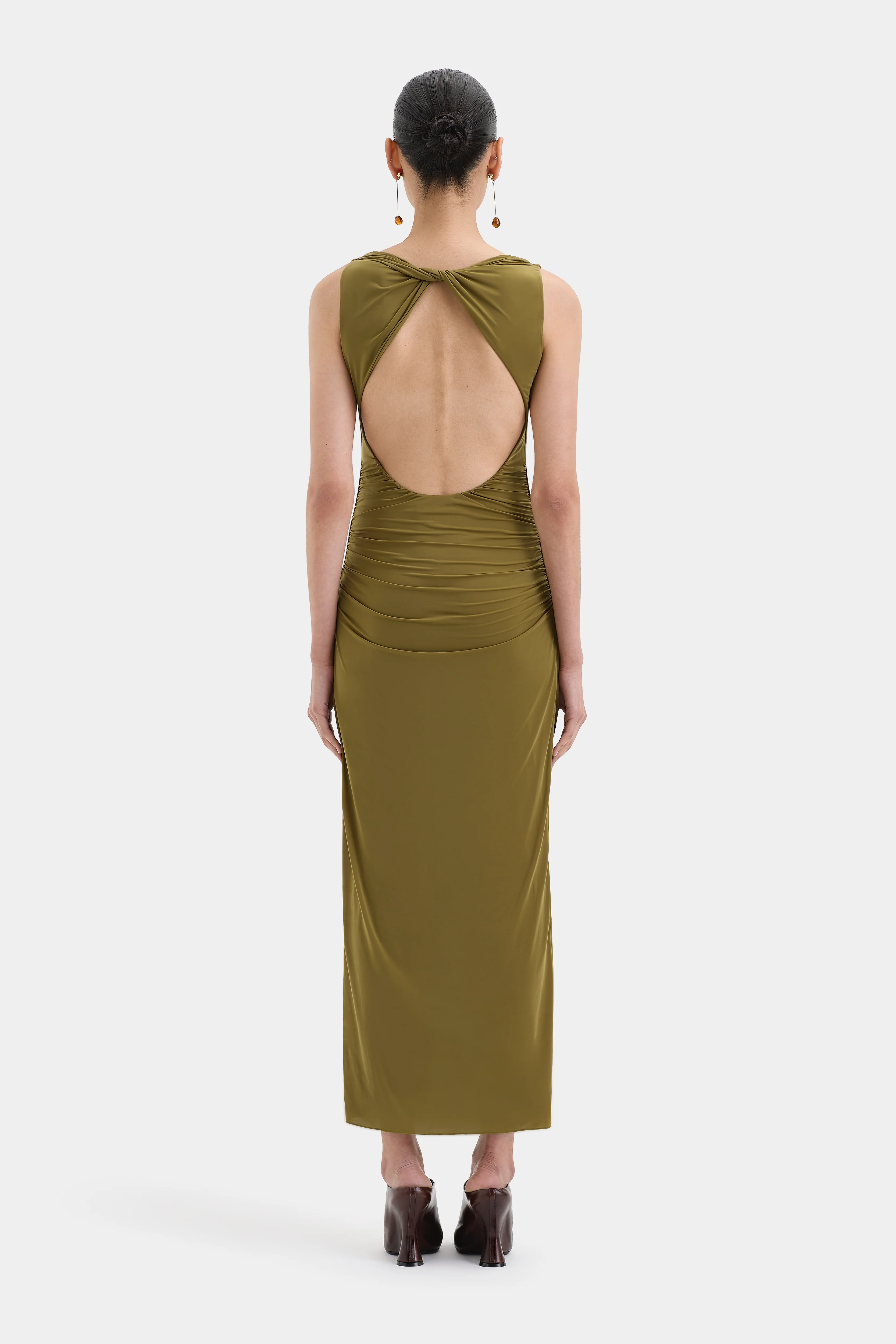 Cascina Twist Midi Dress - Image 2