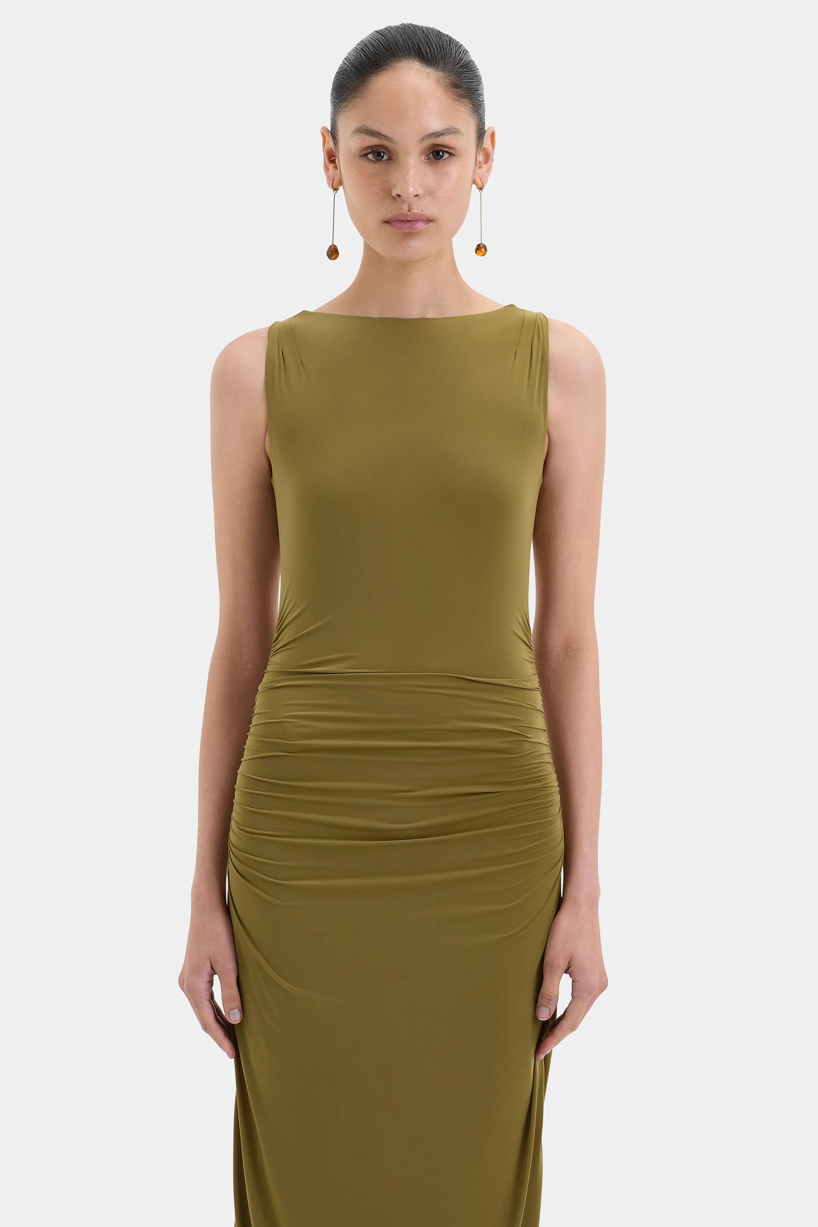 Cascina Twist Midi Dress - Image 5