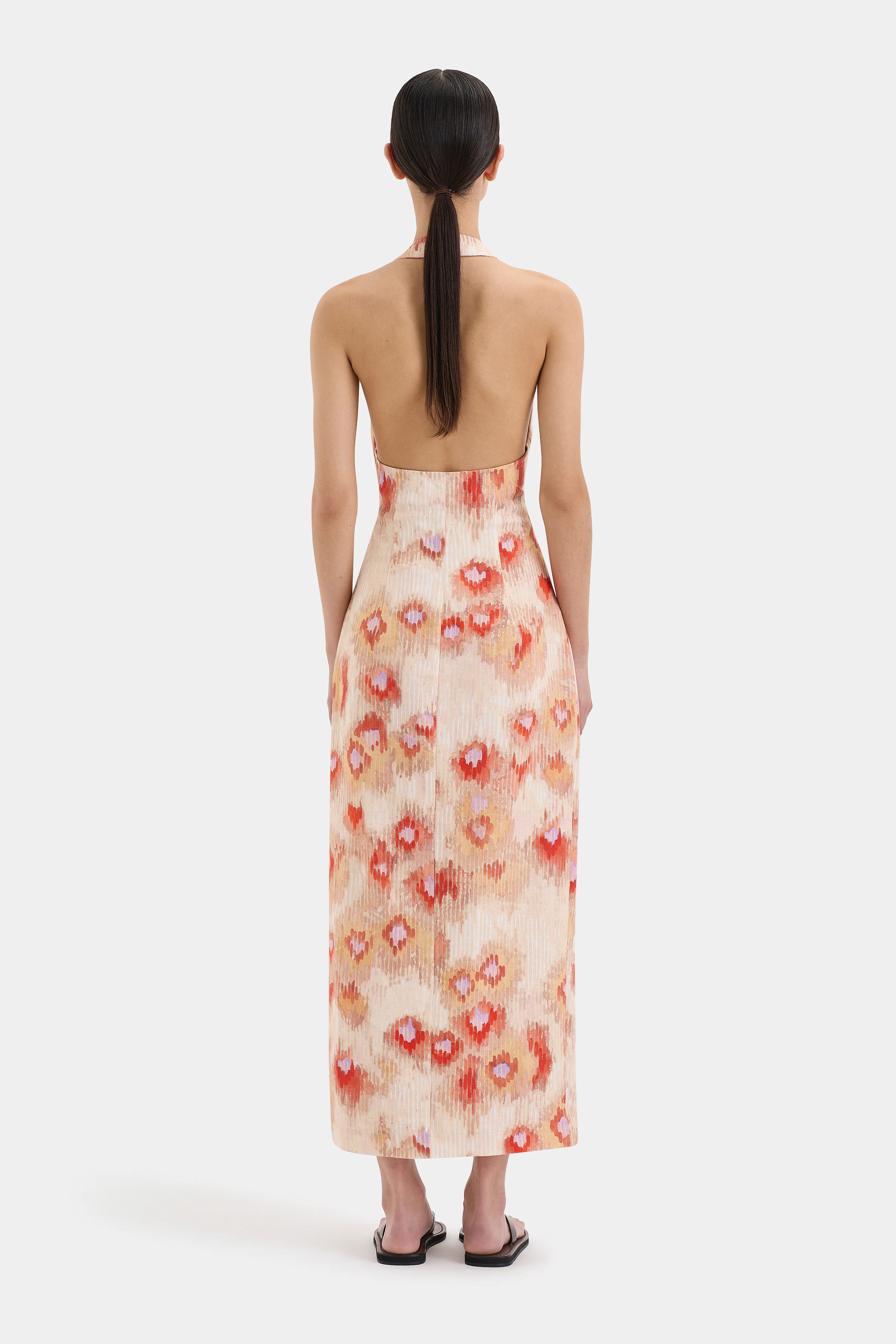 Fiorella Tie Midi Dress - Image 3