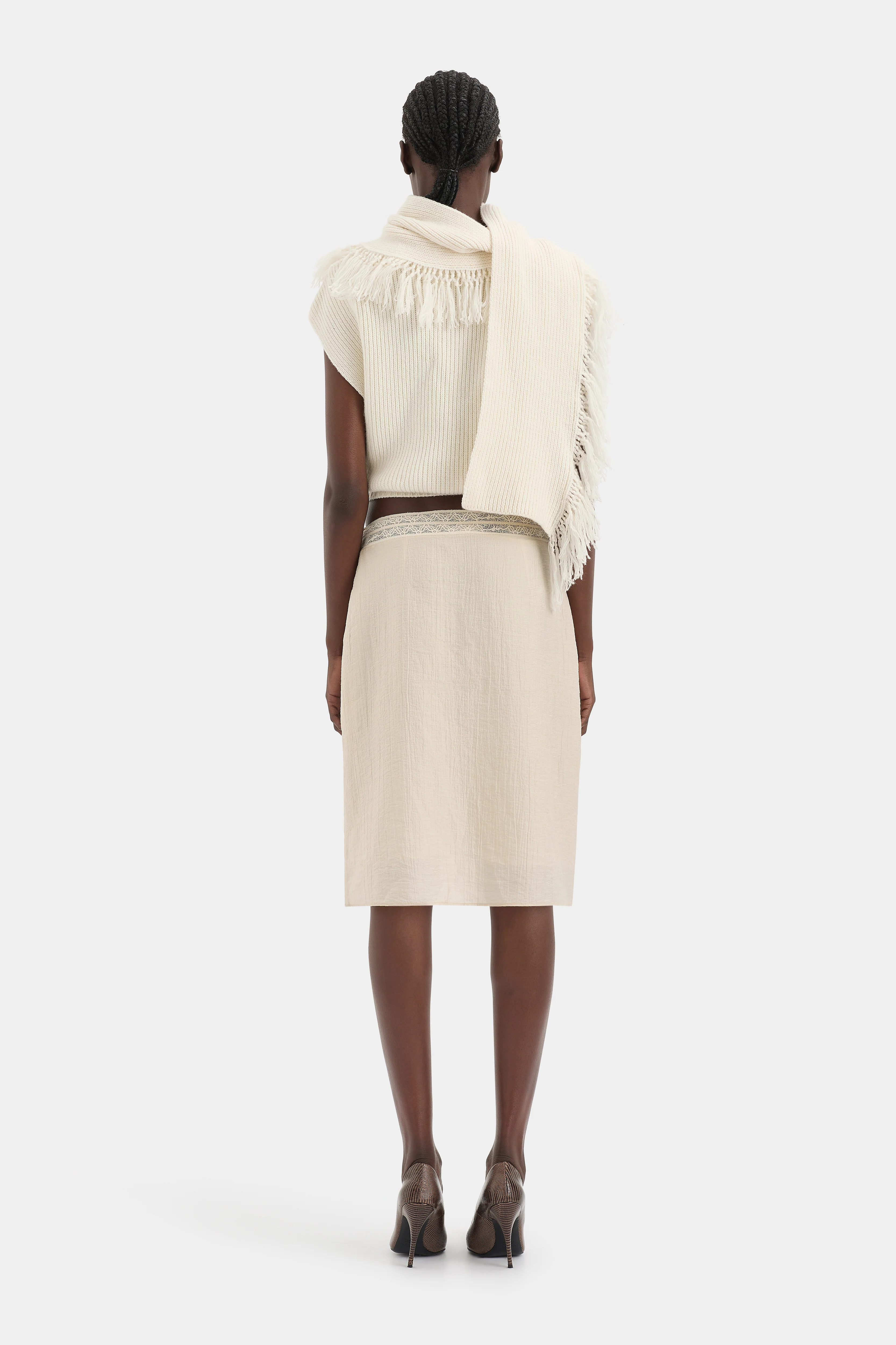 Livae Knitted Scarf Top - Image 3