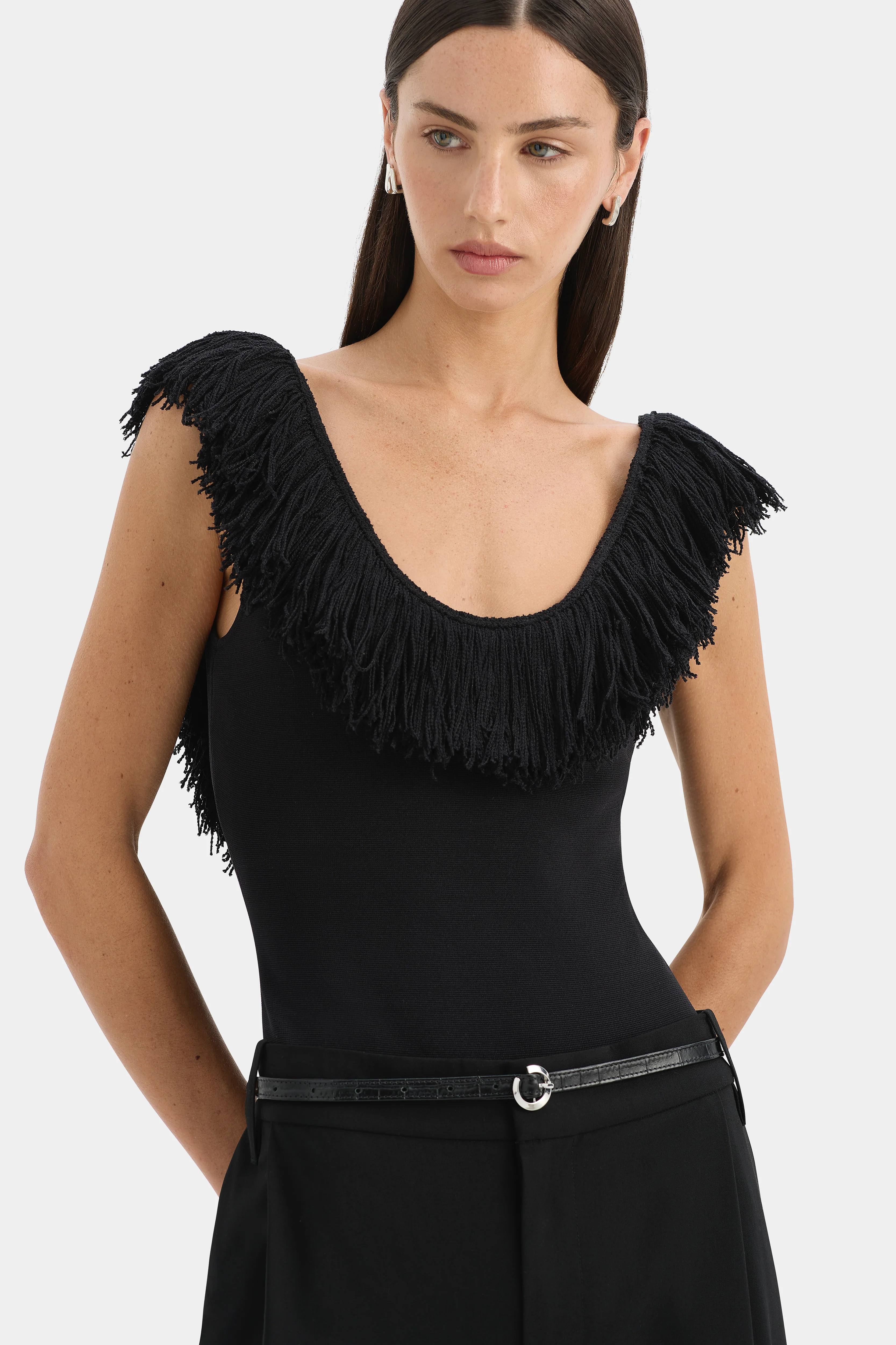 Marcelline Fringe Bodysuit - Image 5