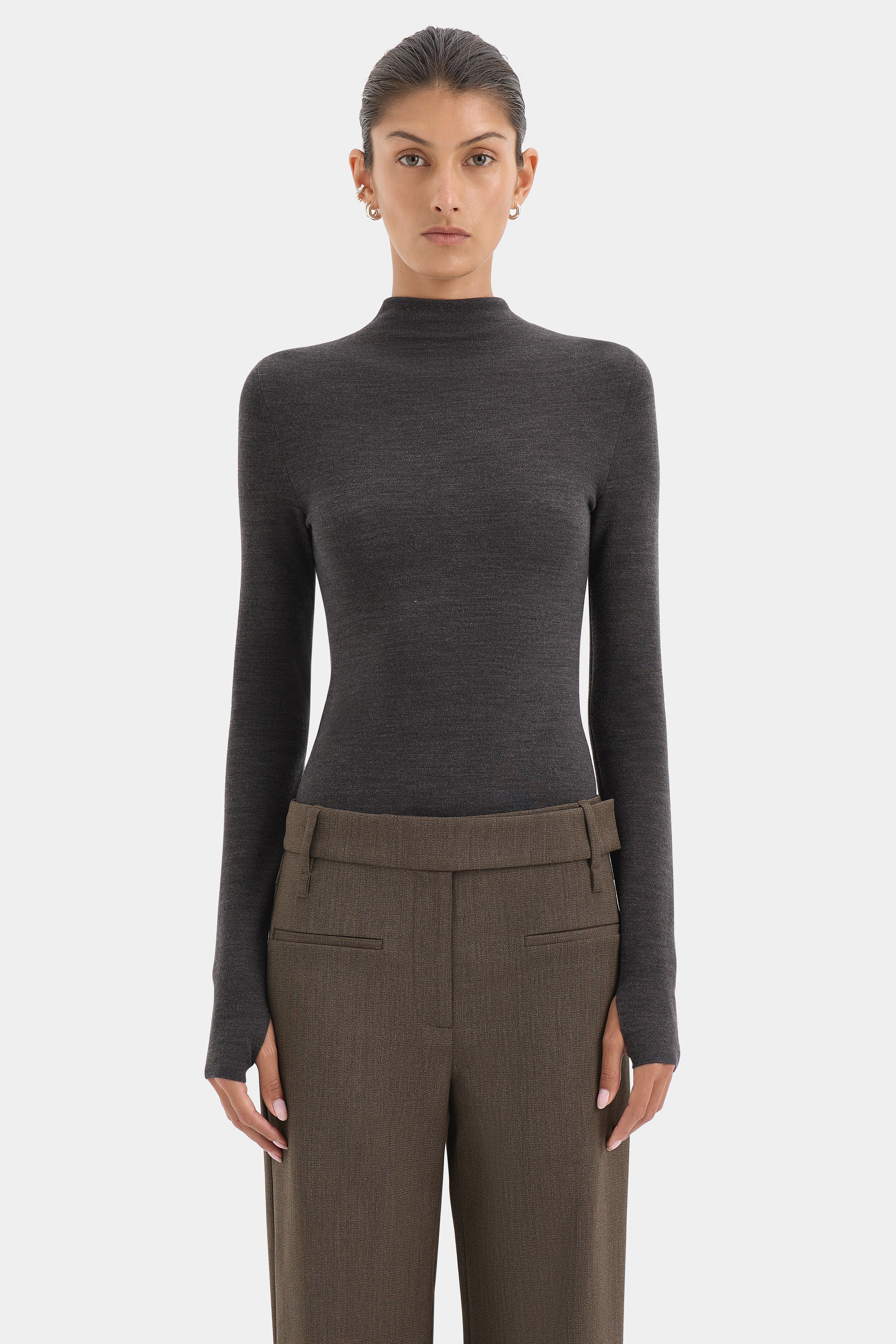 Mikkel Zip Long Sleeve Top - Image 2