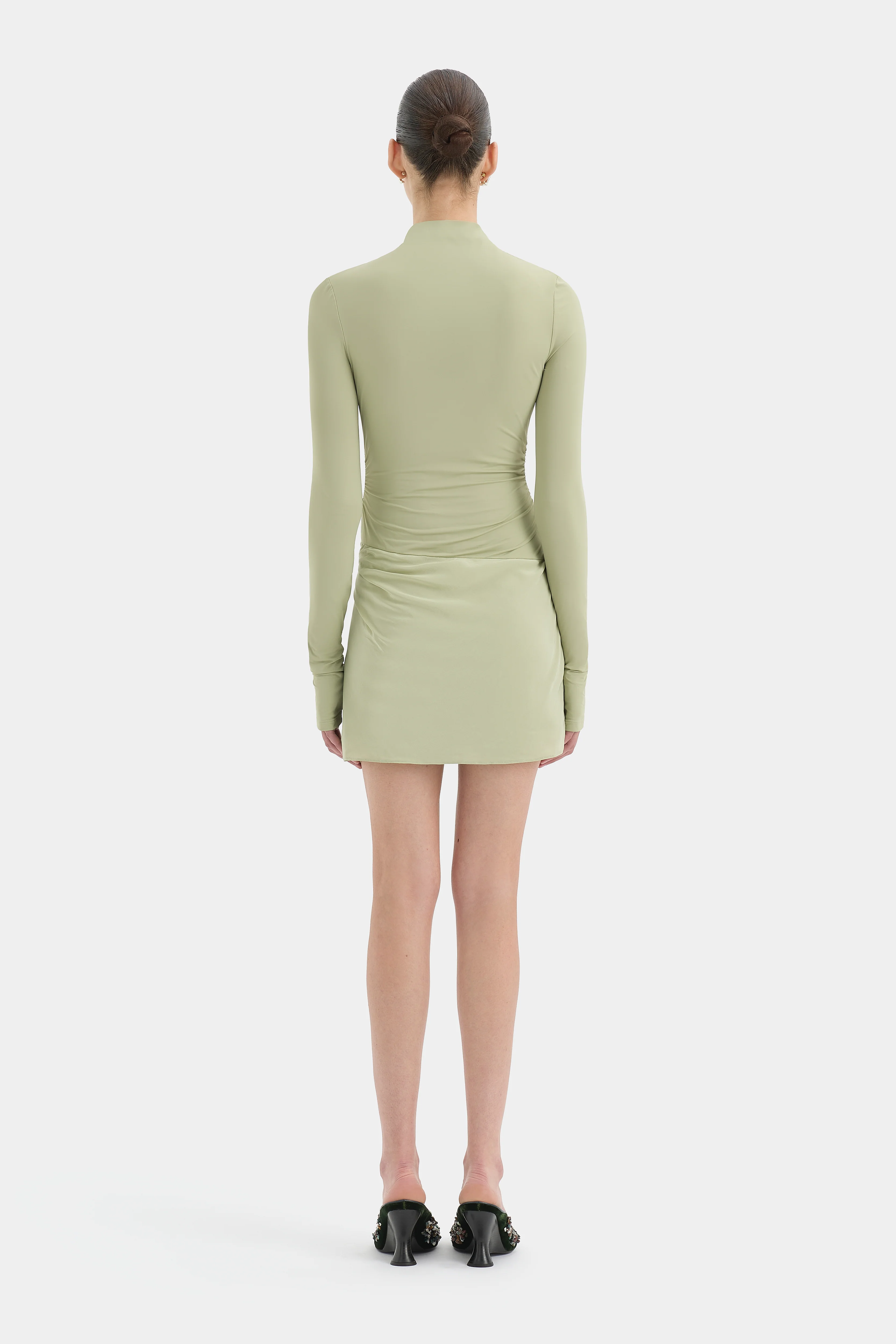 Milesi Drape Mini Dress - Image 3
