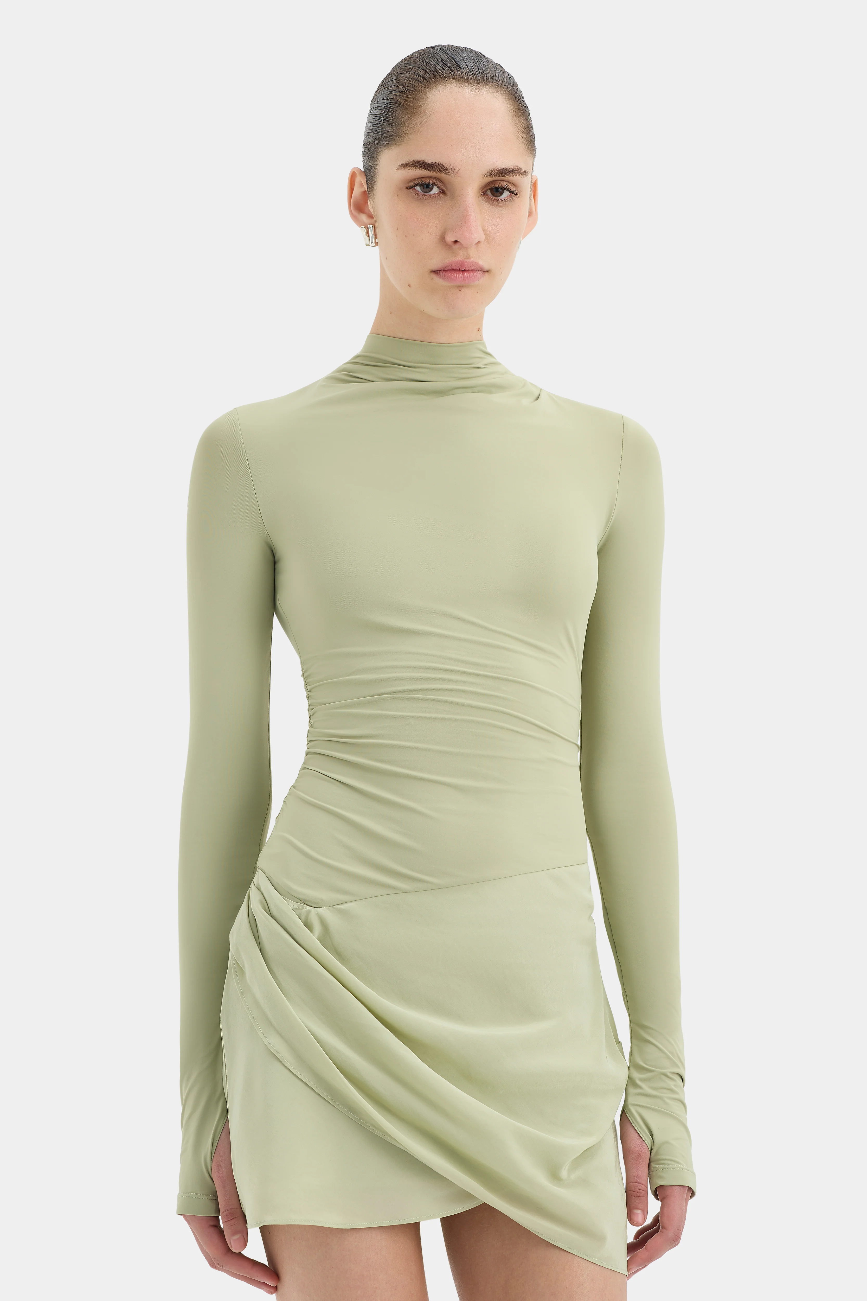 Milesi Drape Mini Dress - Image 5
