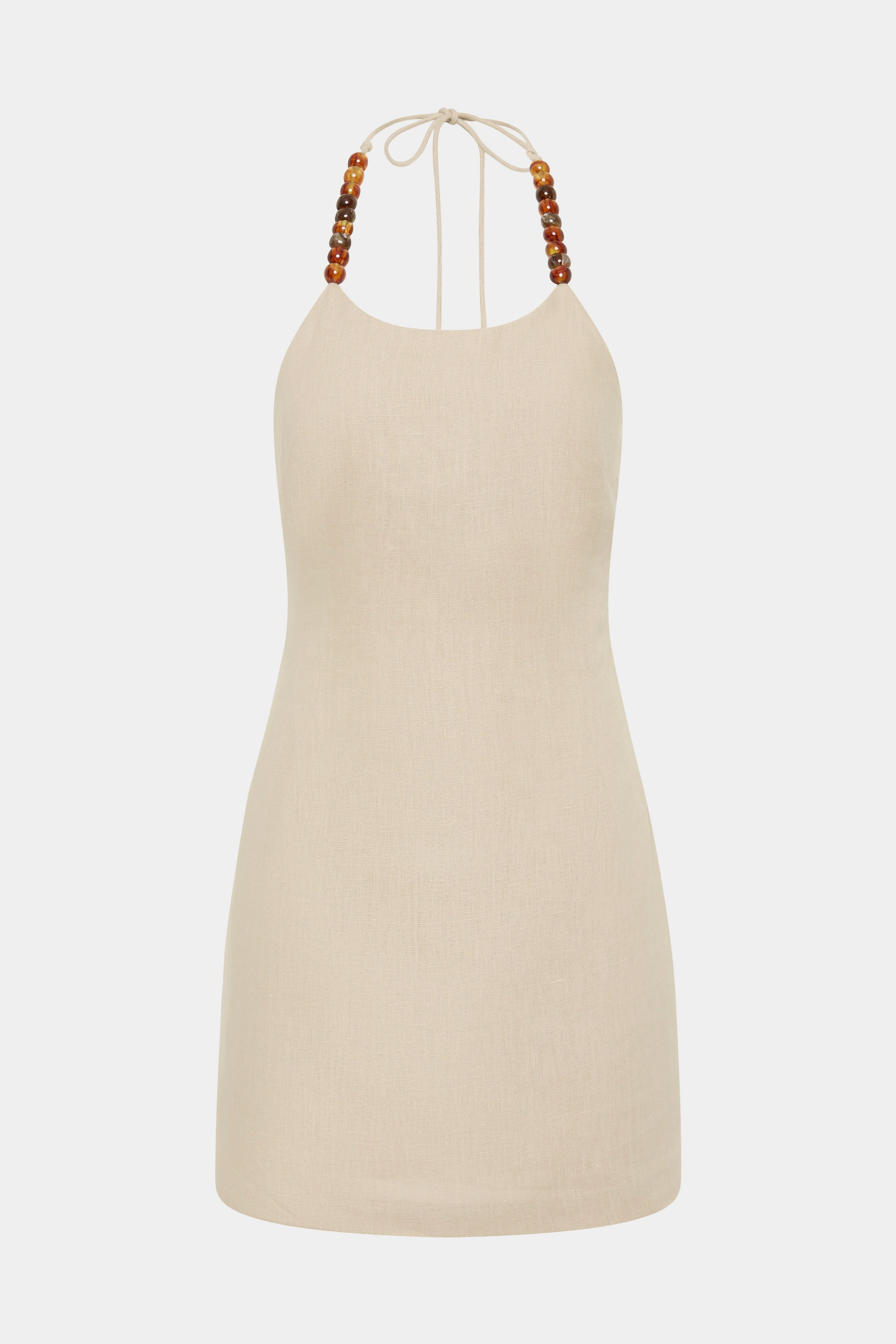 Moretti Halter Mini Dress - Image 7