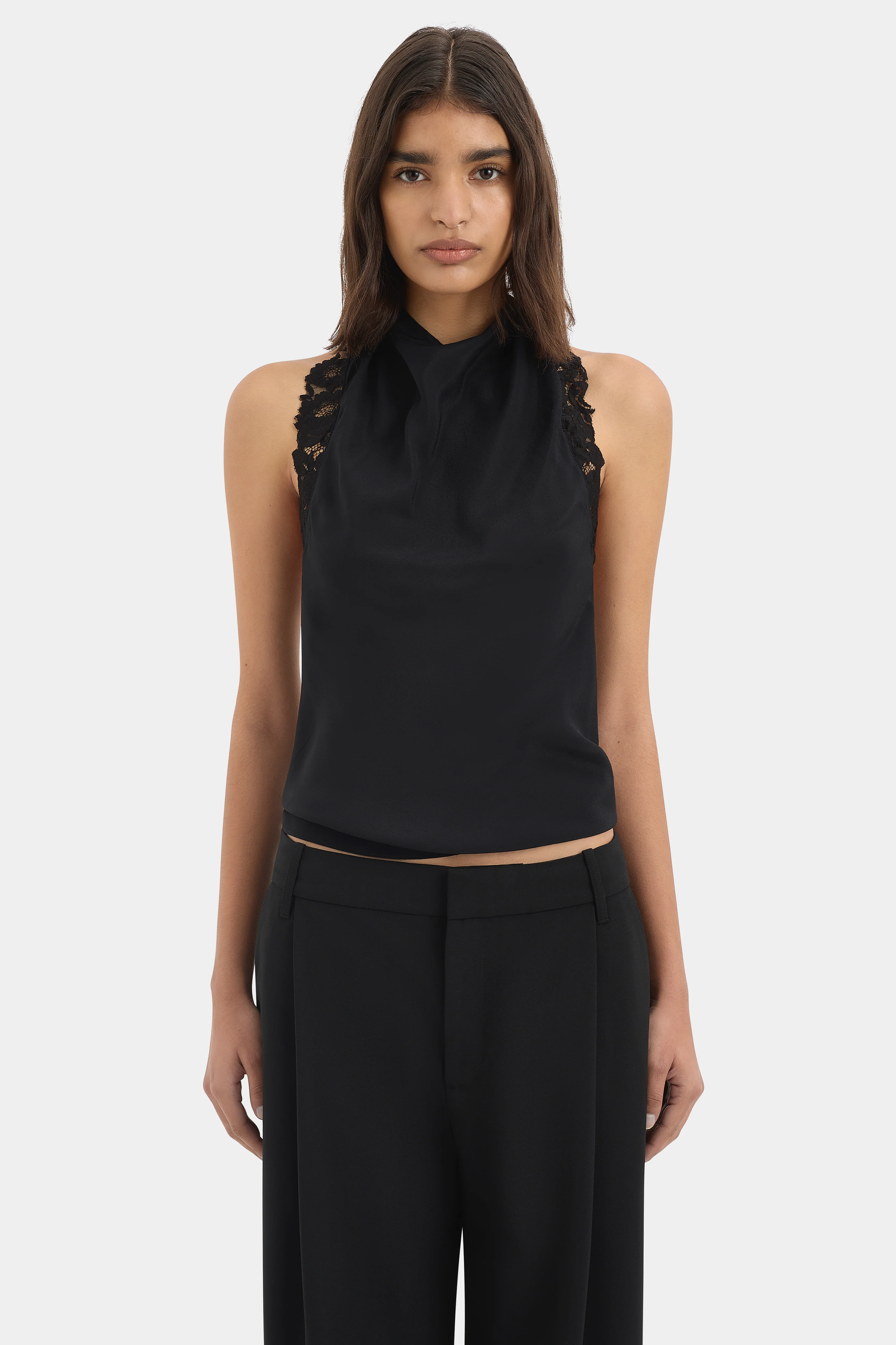 Noria Halter Tie Top