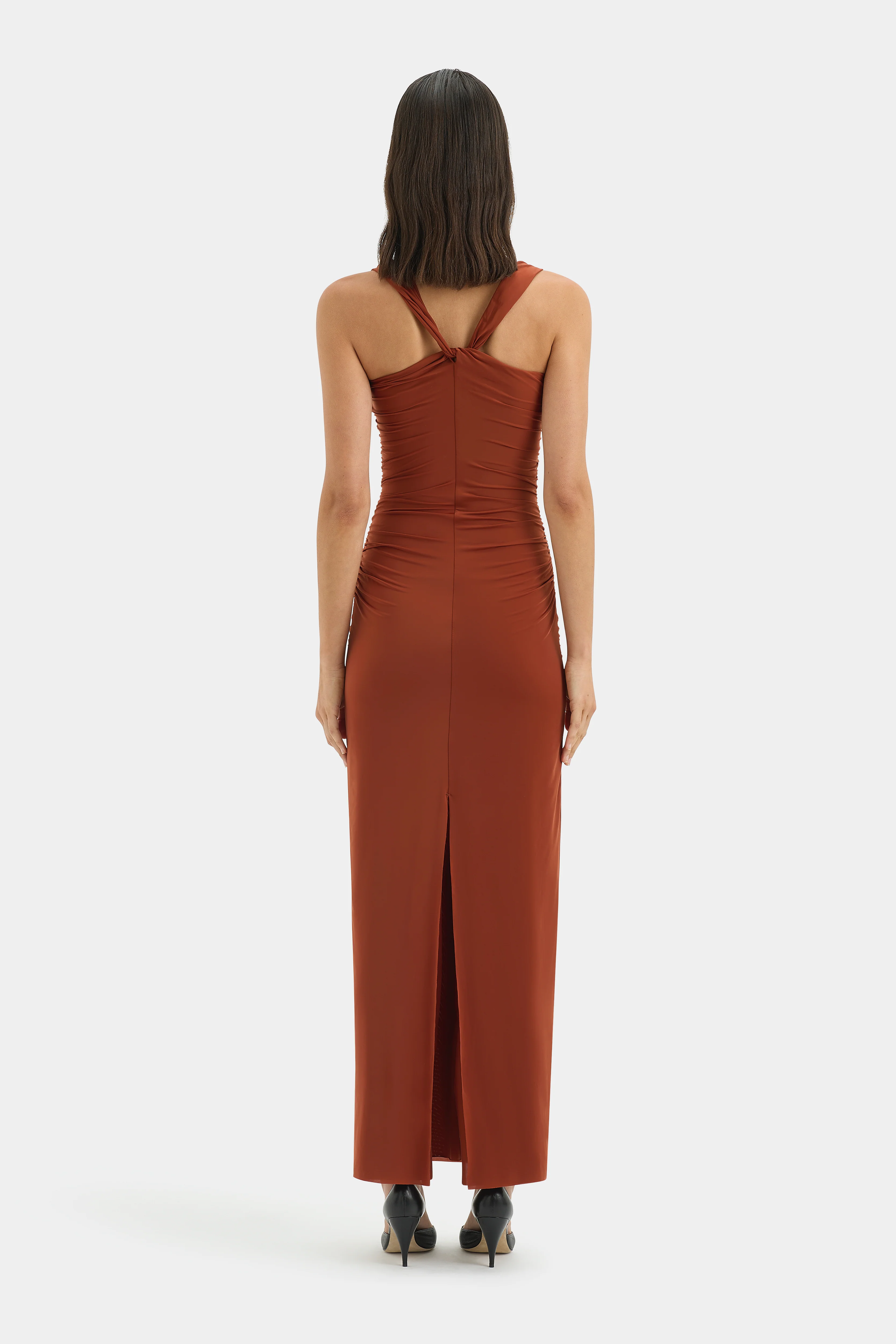 Rosseli Gathered Midi Dress - Image 7