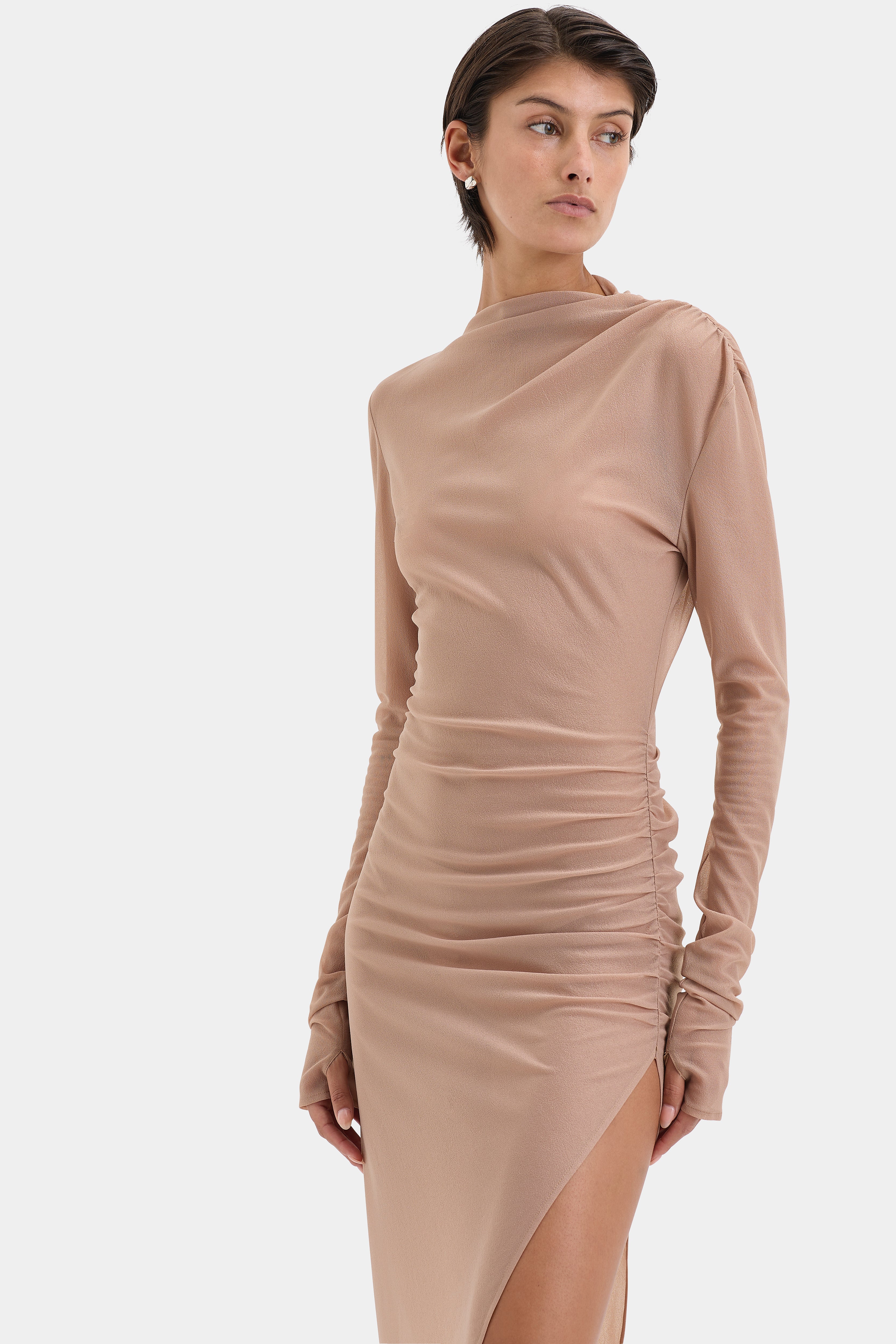 Ruby Draped Gown - Image 10