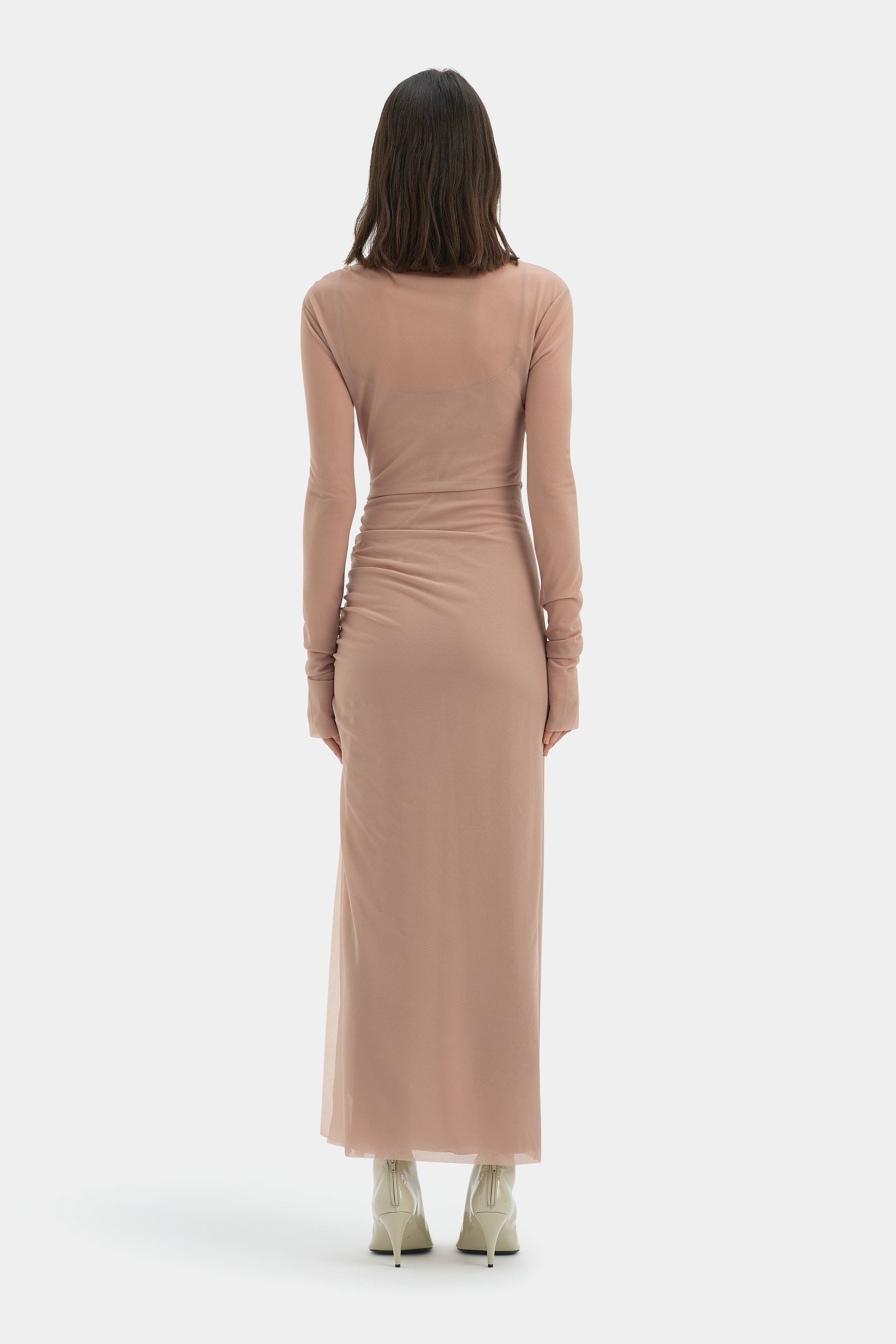 Ruby Draped Gown - Image 2