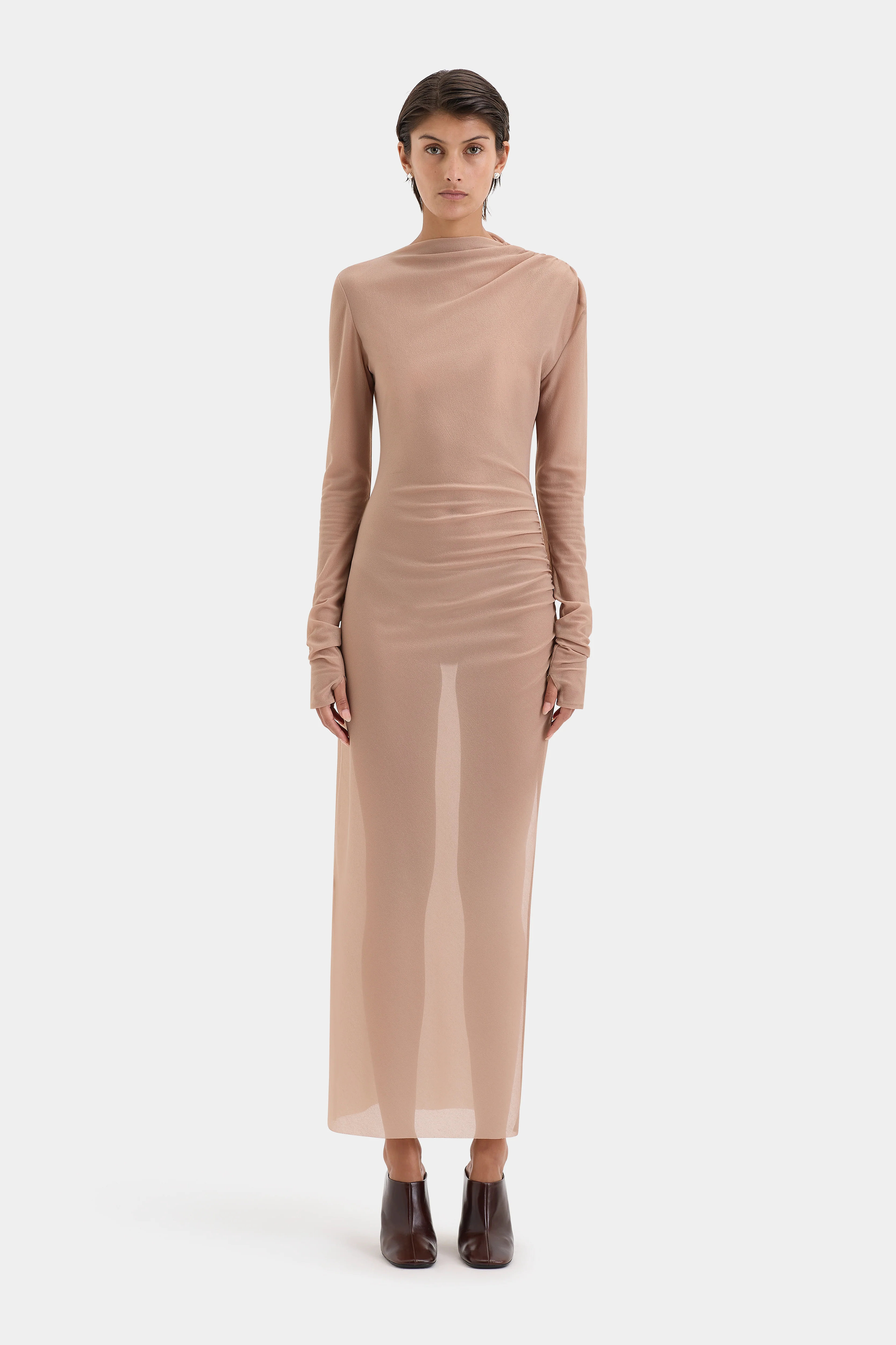 Ruby Draped Gown - Image 6