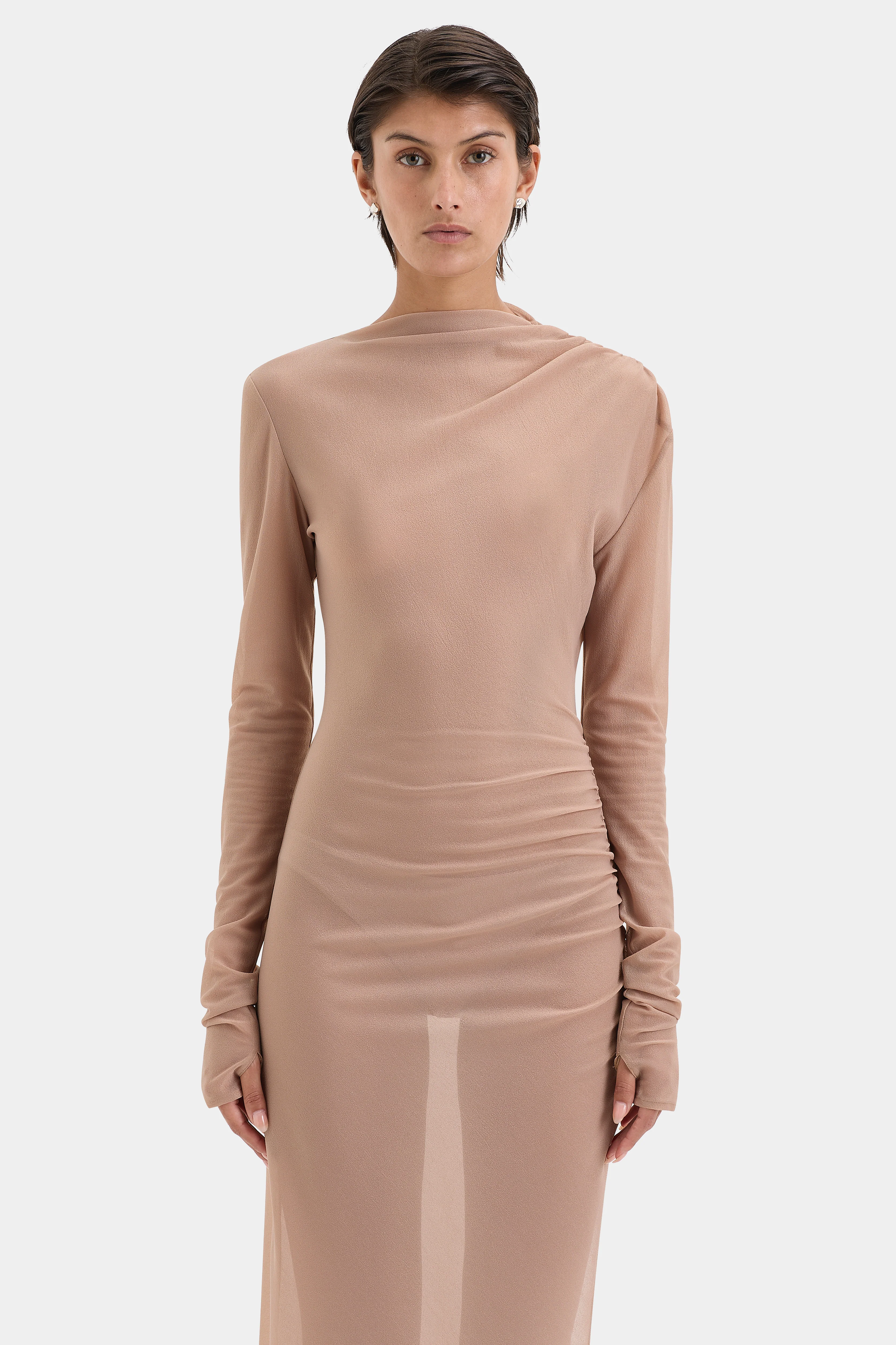 Ruby Draped Gown - Image 9