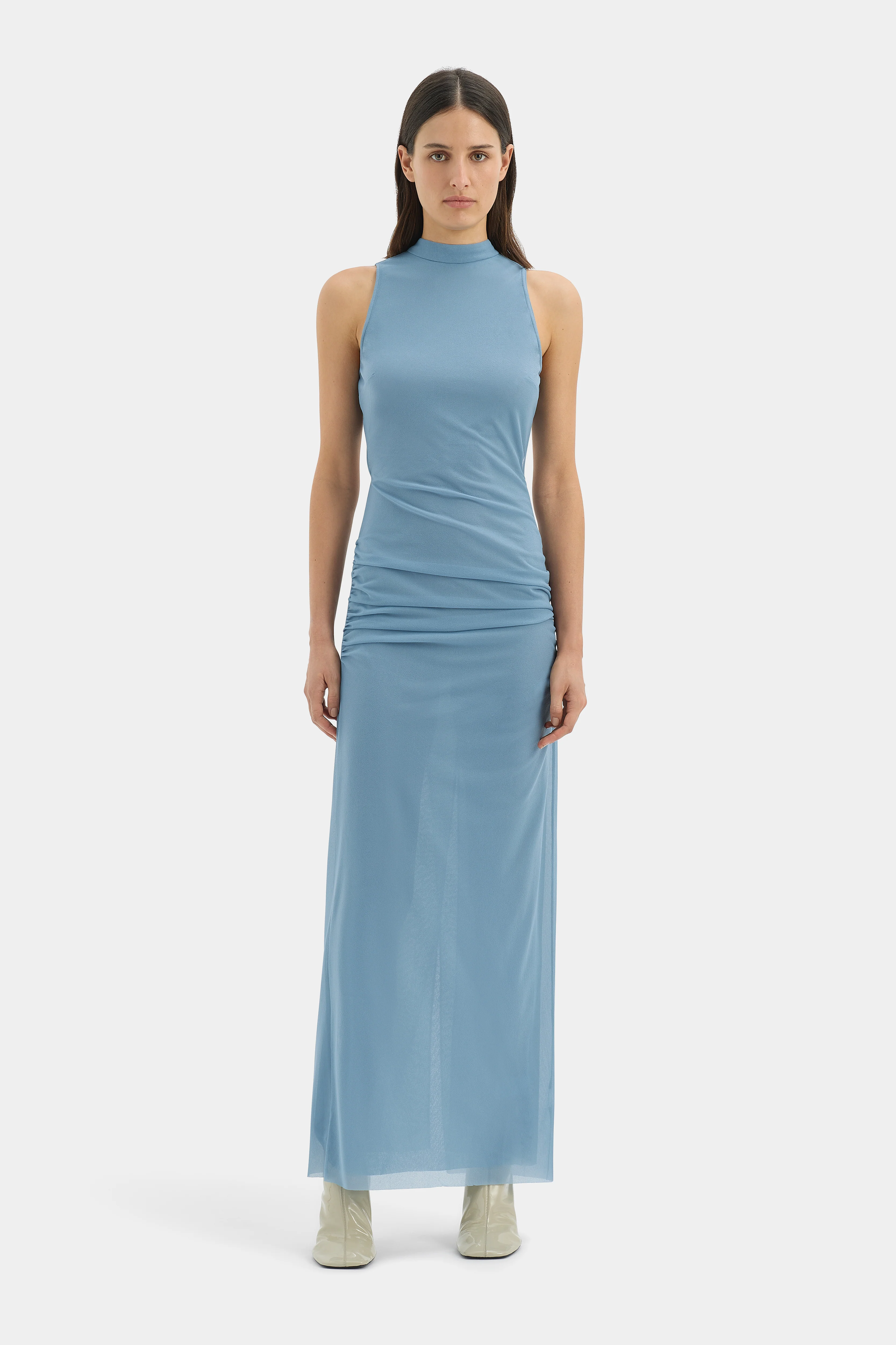 Ruby Open Back Gown